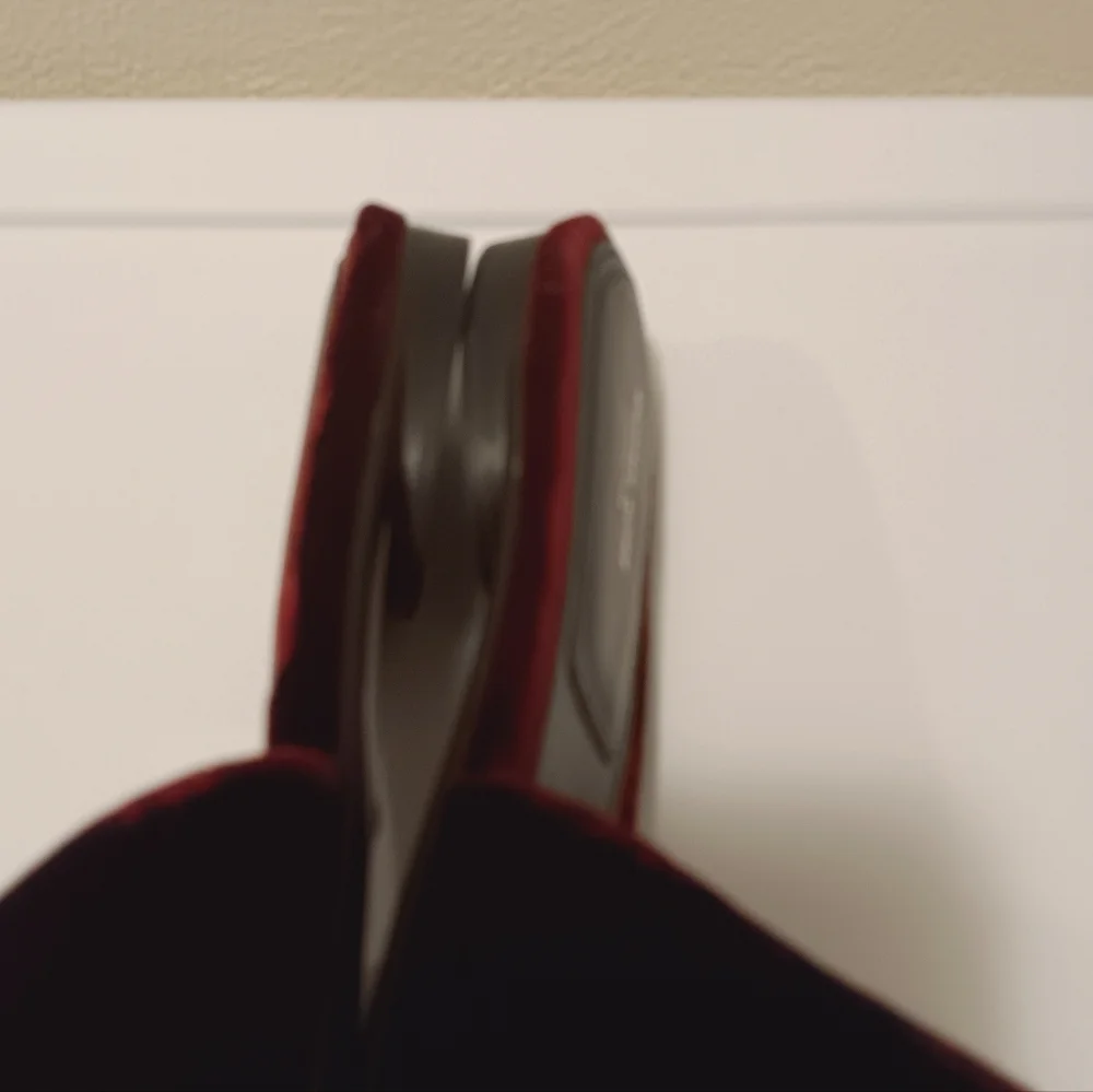 Michael Kors| Velvet Slip On Mule Burgundy Merlot Wine Sz 40/ US 9.5